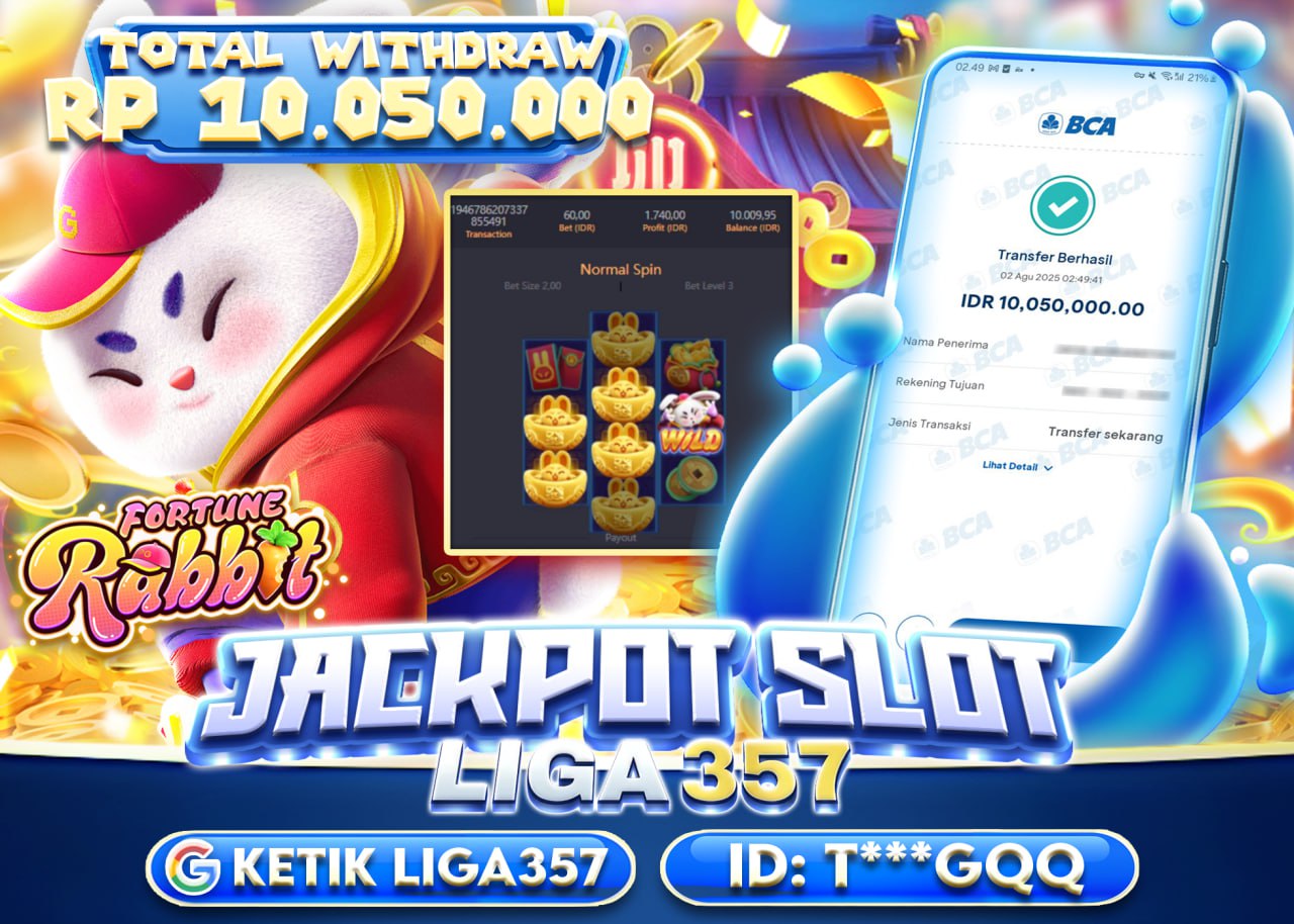 T***GQQ JACKPOT SLOT FORTUNE RABBIT Rp10.050.000 - LUNAS	