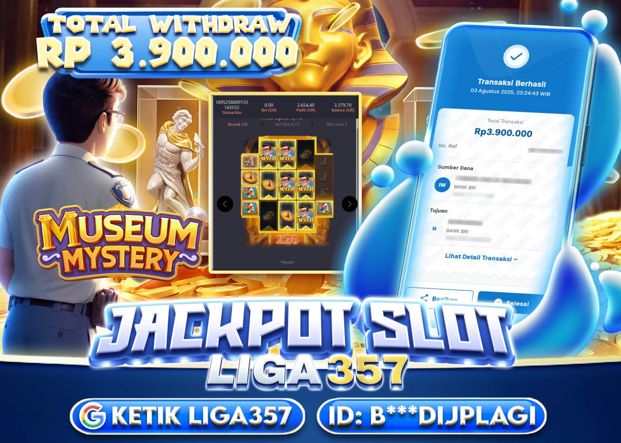 B***DIJPLAGI JACKPOT SLOT MUSEUM MYSTERY Rp3.900.000 - LUNAS	