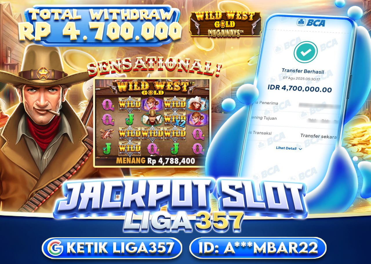 A***MBAR22 JACKPOT SLOT WILD WEST GOLD Rp4.700.000 - LUNAS