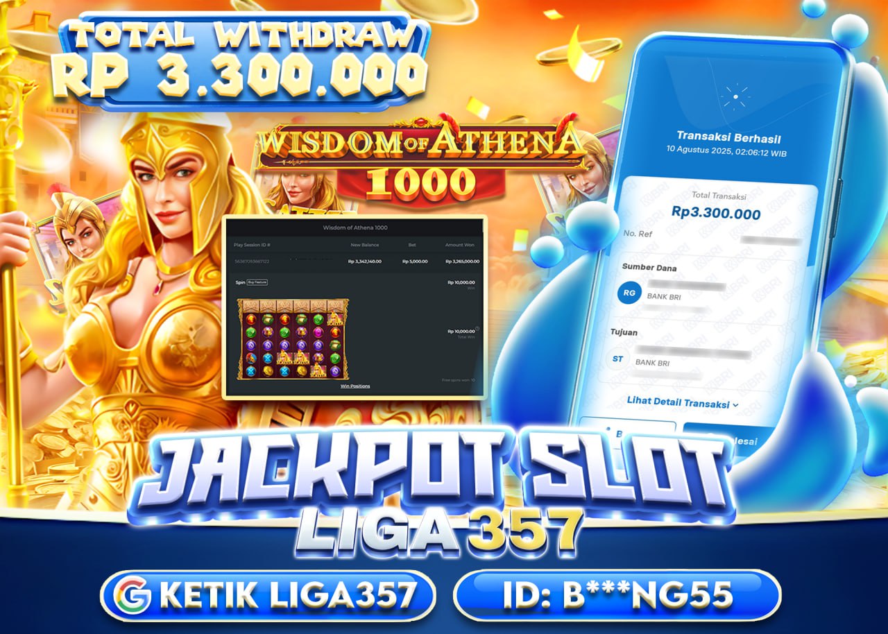 B***NG55 JACKPOT SLOT WISDOM OF ATHENA Rp 3.300.000 - LUNAS